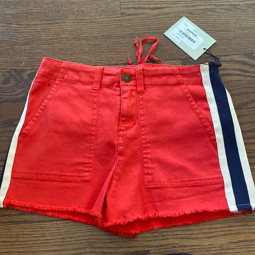 Pam & Gela NBW red shorts with tags